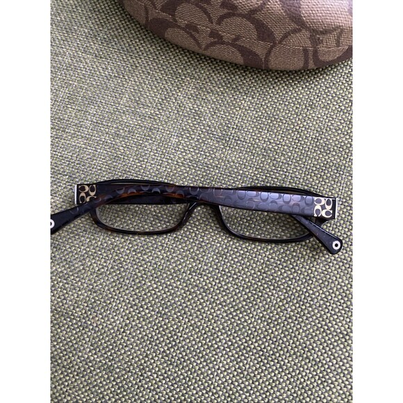 Coach HC 6001 Emily 5055 Eyeglass Frames Only Dark Tortoise Brown W/Case - Picture 2 of 7